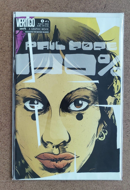 100% #1 Vertigo Comics Paul Pope August 2002 1st Appearance of Strel