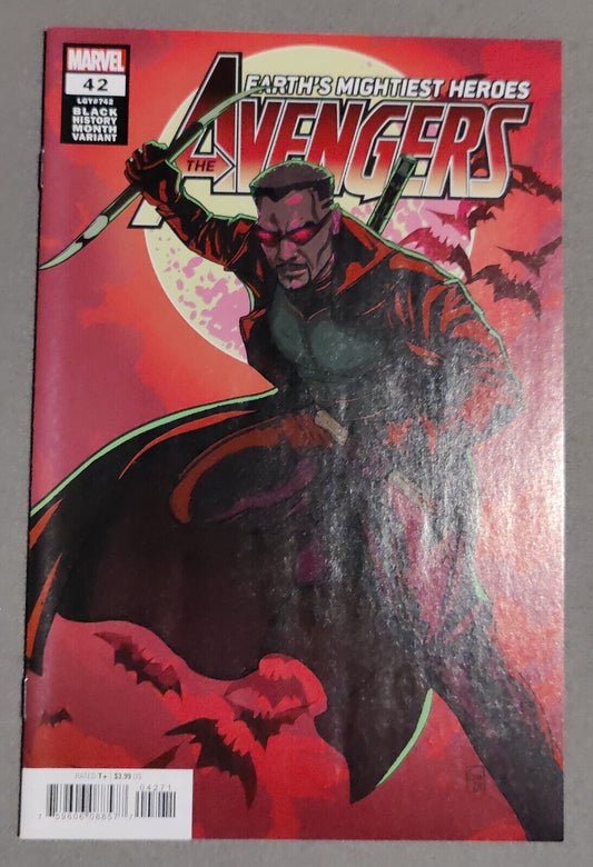 Avengers #42a  42b (2021) NM Souza Black History Month Blade Variant Marvel