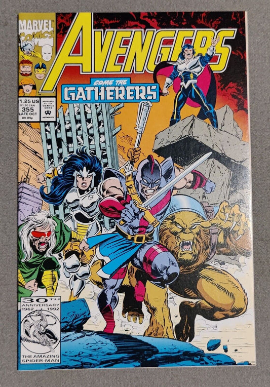 The Avengers #355 Key 1st App Coal Tiger 1992 Marvel Comics