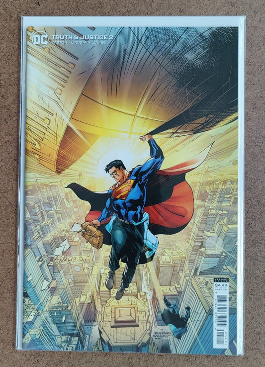 Truth & Justice  #2B DC Comics 2021 Variant Ryan Benjamin & Richard Friend Cover