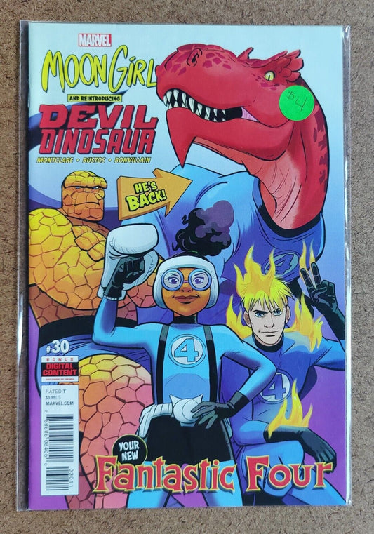 Moon Girl and Devil Dinosaur #30 Regular Natacha Bustos Cover 2018