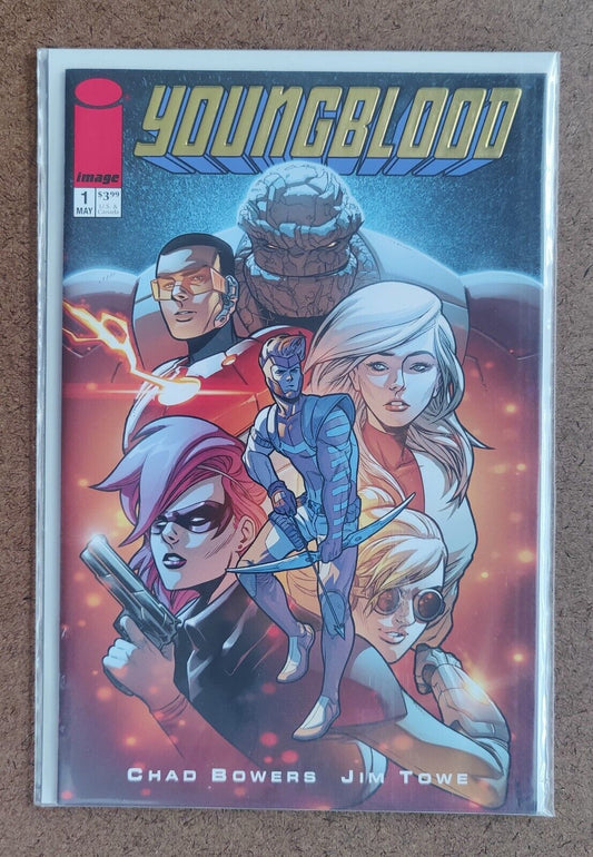 Youngblood #1A 2017 Jim Towe Cover 1st App Dolante Murray