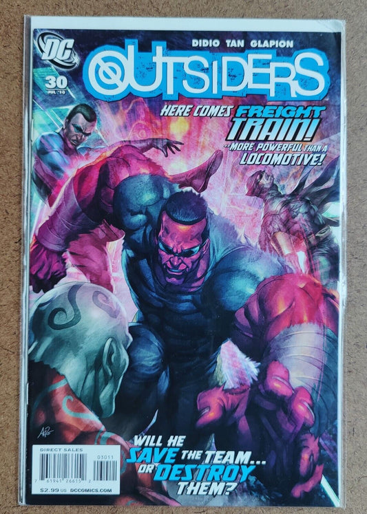 Outsiders, Vol. 4 #30 DC Comics 2010 1st App Freight Train