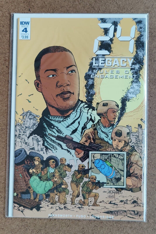 24 Legacy: Rules Of Engagement  #4A IDW 2017 Regular Cover Georges Jeanty