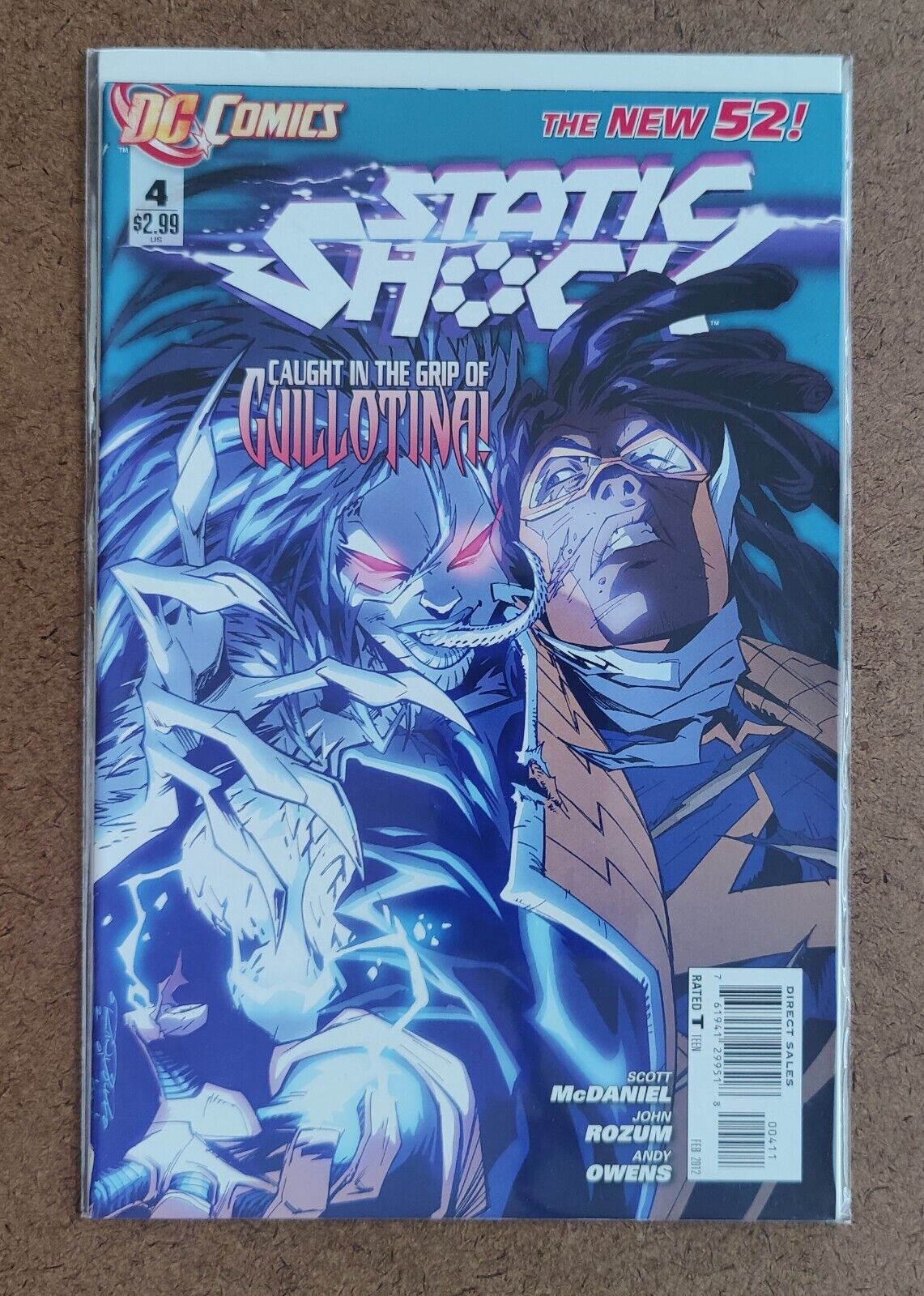 Static Shock #4A 1st Printing 2011 1st App Alkalie