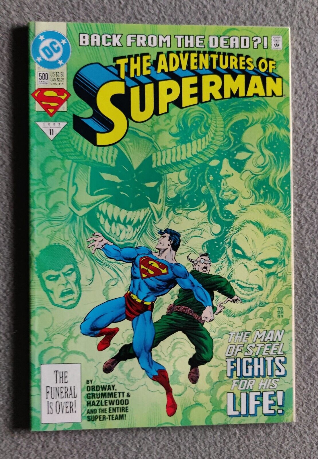 The Adventures of Superman #500 1993 DC Comics