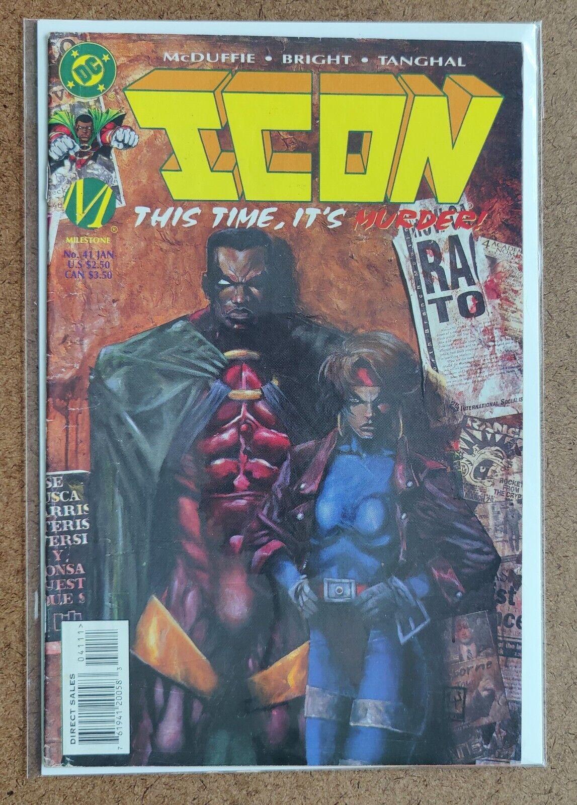 Icon #41 DC Milestone Comics January 1997 Blood Reign, Scarce