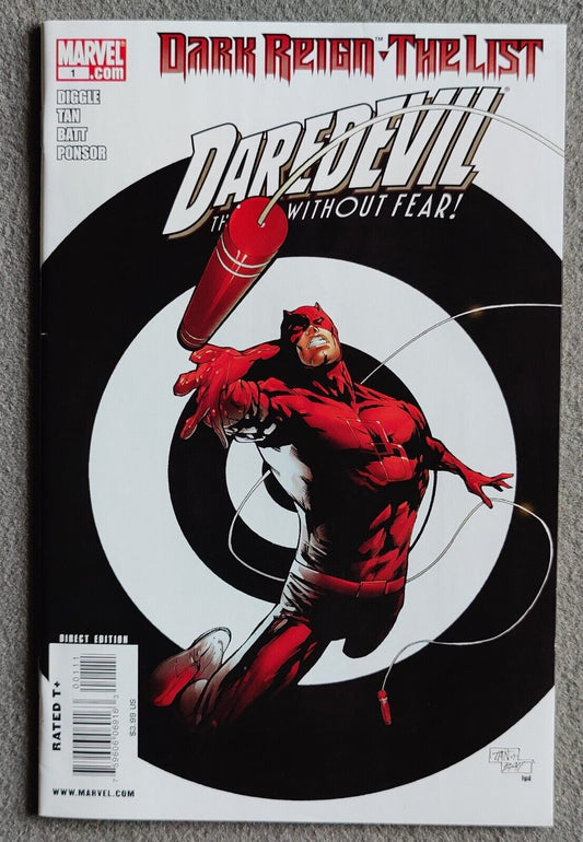 Dark Reign The List Daredevil 1A Billy Tan Regular Cover 2009