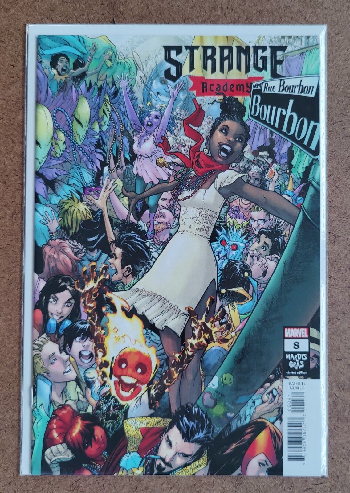 Strange Academy #8 - Ramos Mardi Gras Variant - Marvel Comics