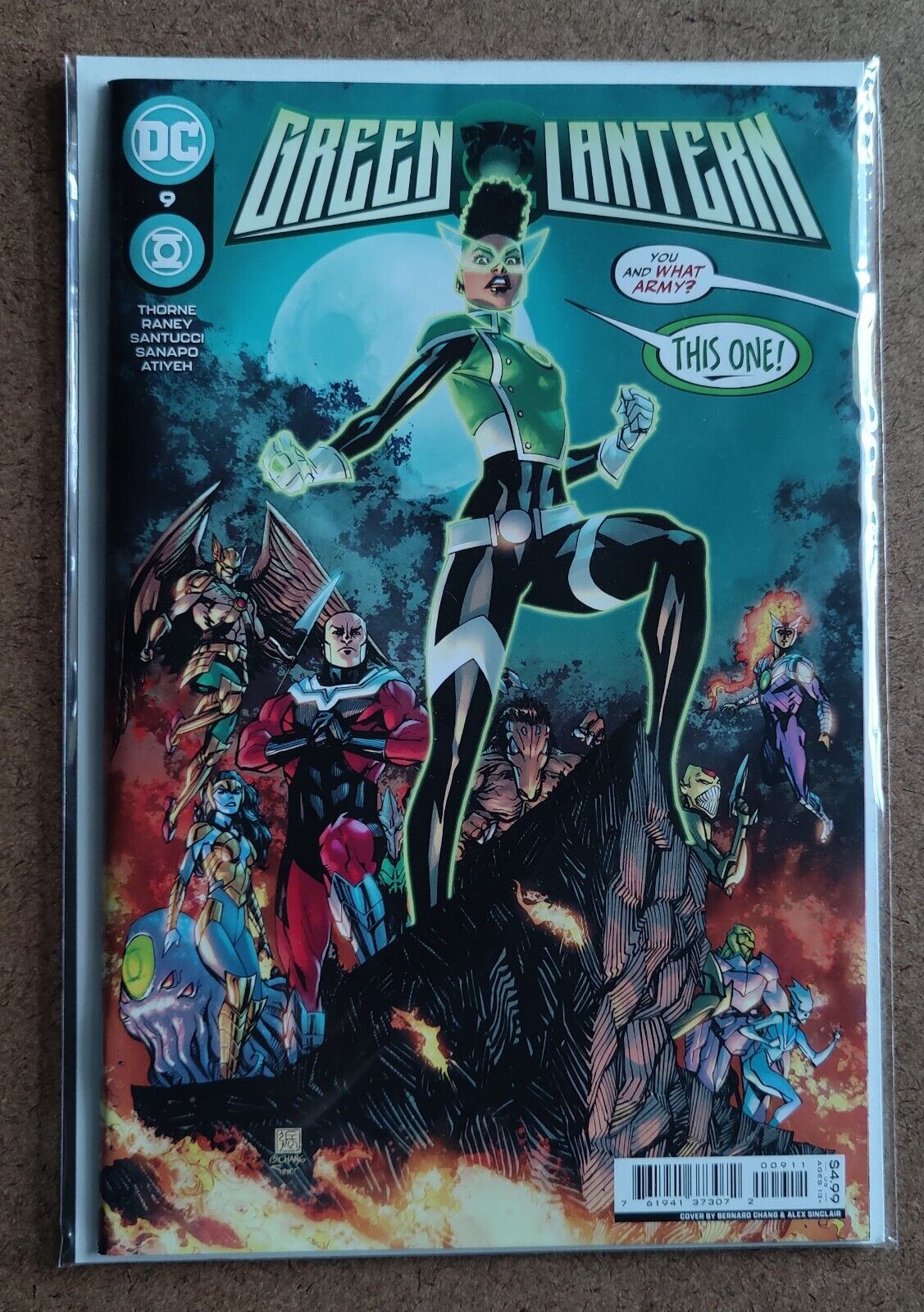 Green Lantern #9A Cvr A Bernard Chang & Alex Sinclair DC Comics Comic Book