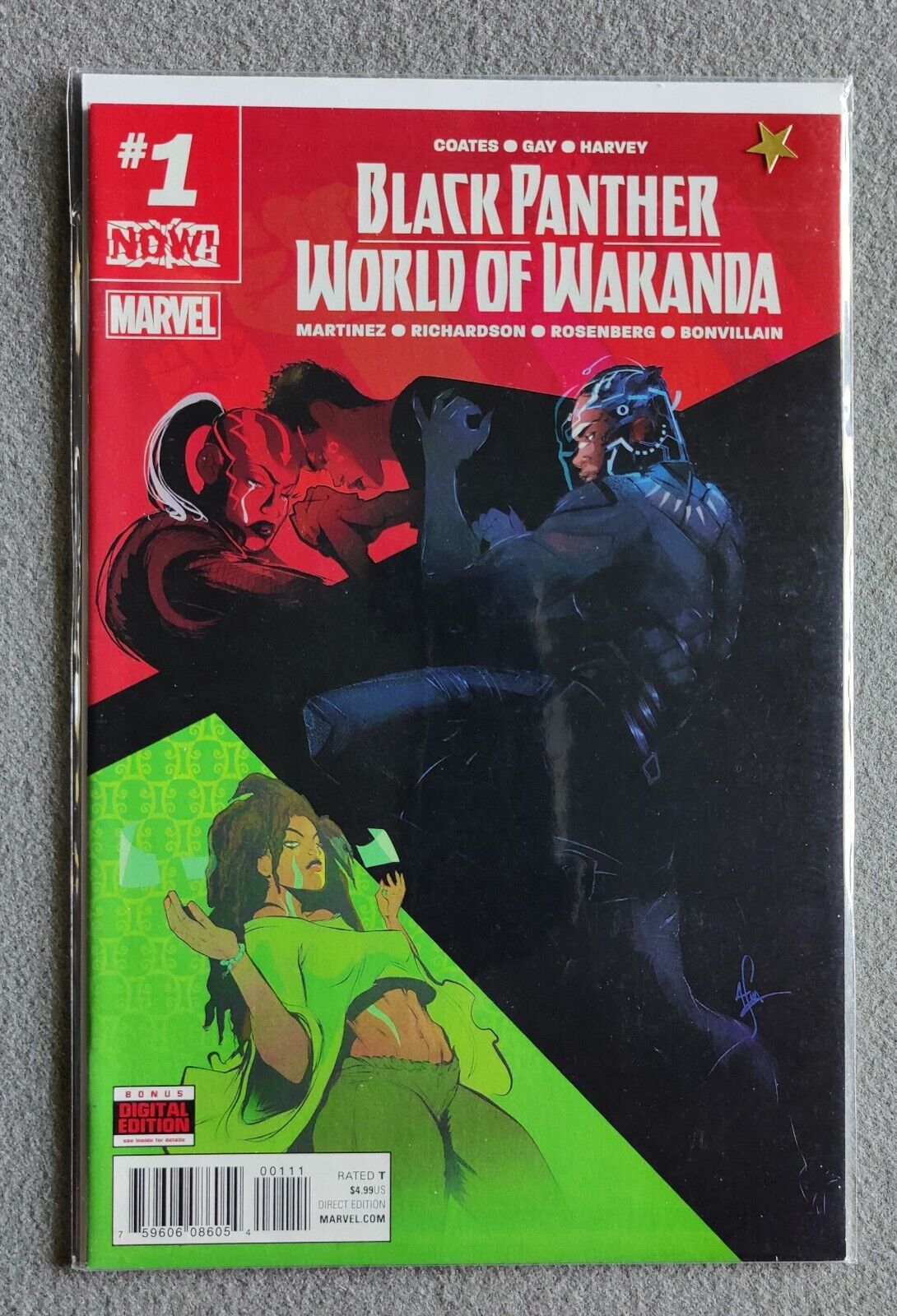 Black Panther World Of Wakanda 1A Regular Afua Richardson Cover 2016