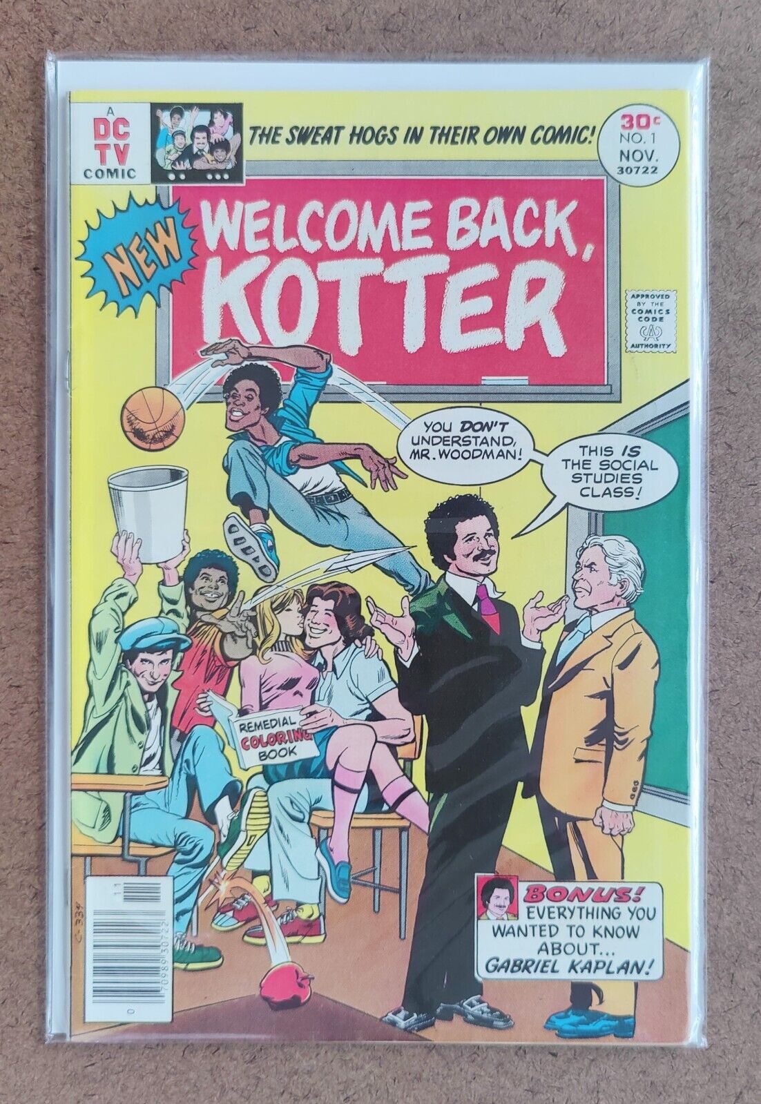 Welcome Back Kotter  #1 DC Comics 1976 1st App Freddie Jackson Lawrence Hilton