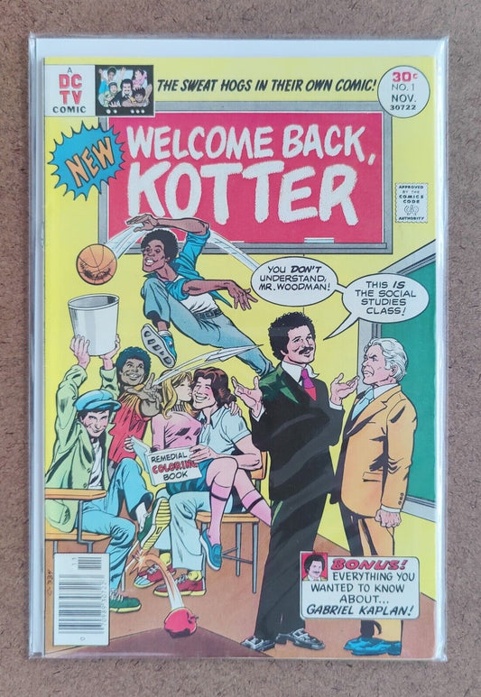 Welcome Back Kotter  #1 DC Comics 1976 1st App Freddie Jackson Lawrence Hilton