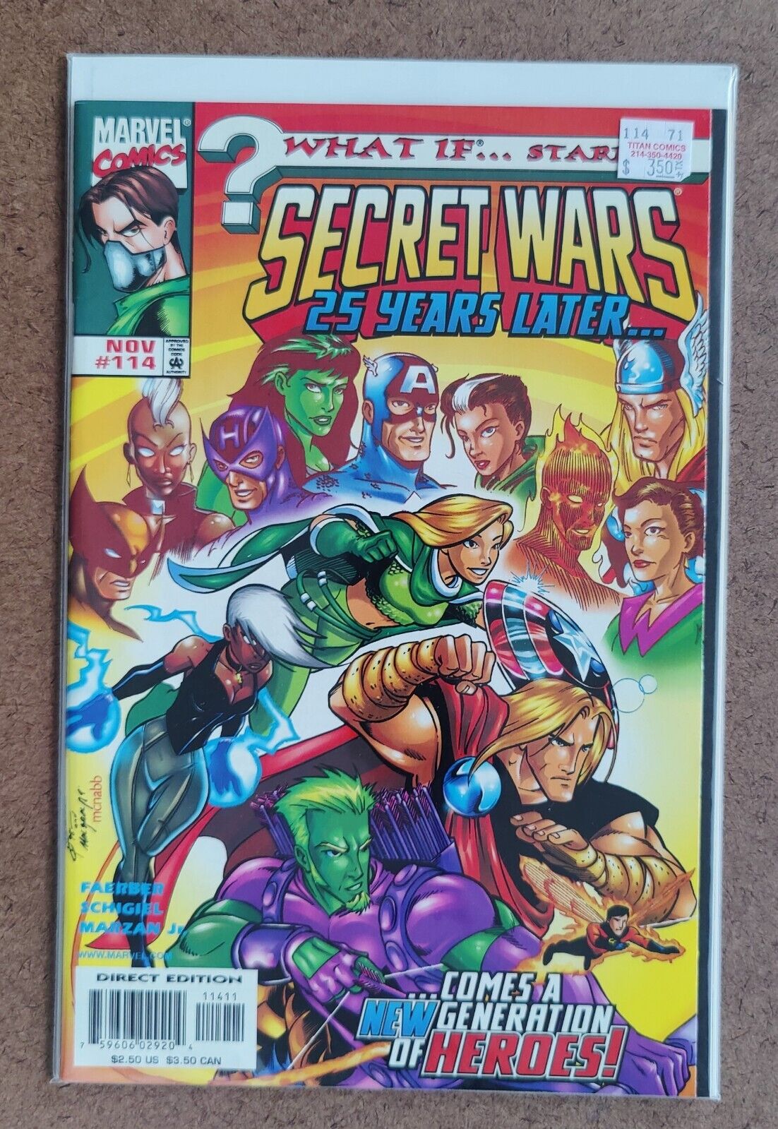 What If, #114A Marvel 1998 1st team app. of Battleworld Avengers