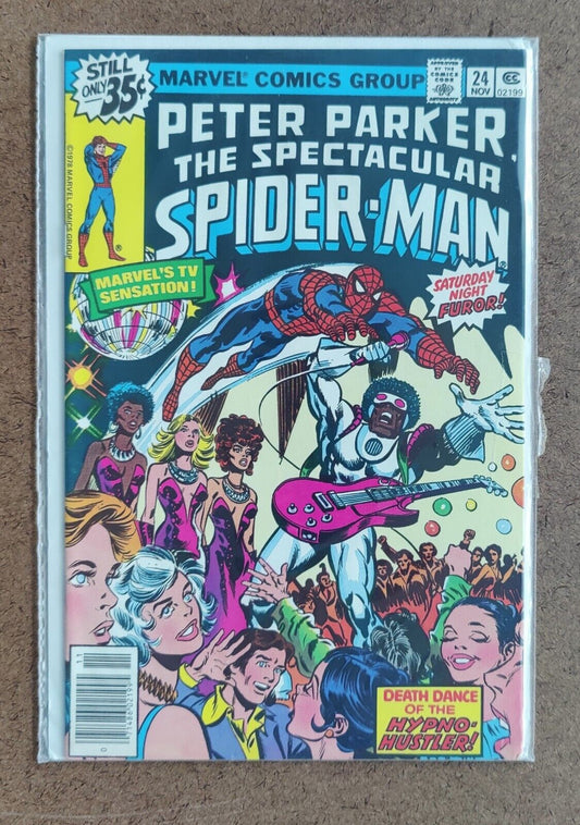 The Spectacular Spider-Man Vol 1 #24 Marvel 1978 1st app. Hypno-Hustler