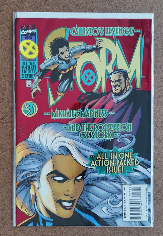 Storm #3B Marvel Comics 1996 Red Holo Variant