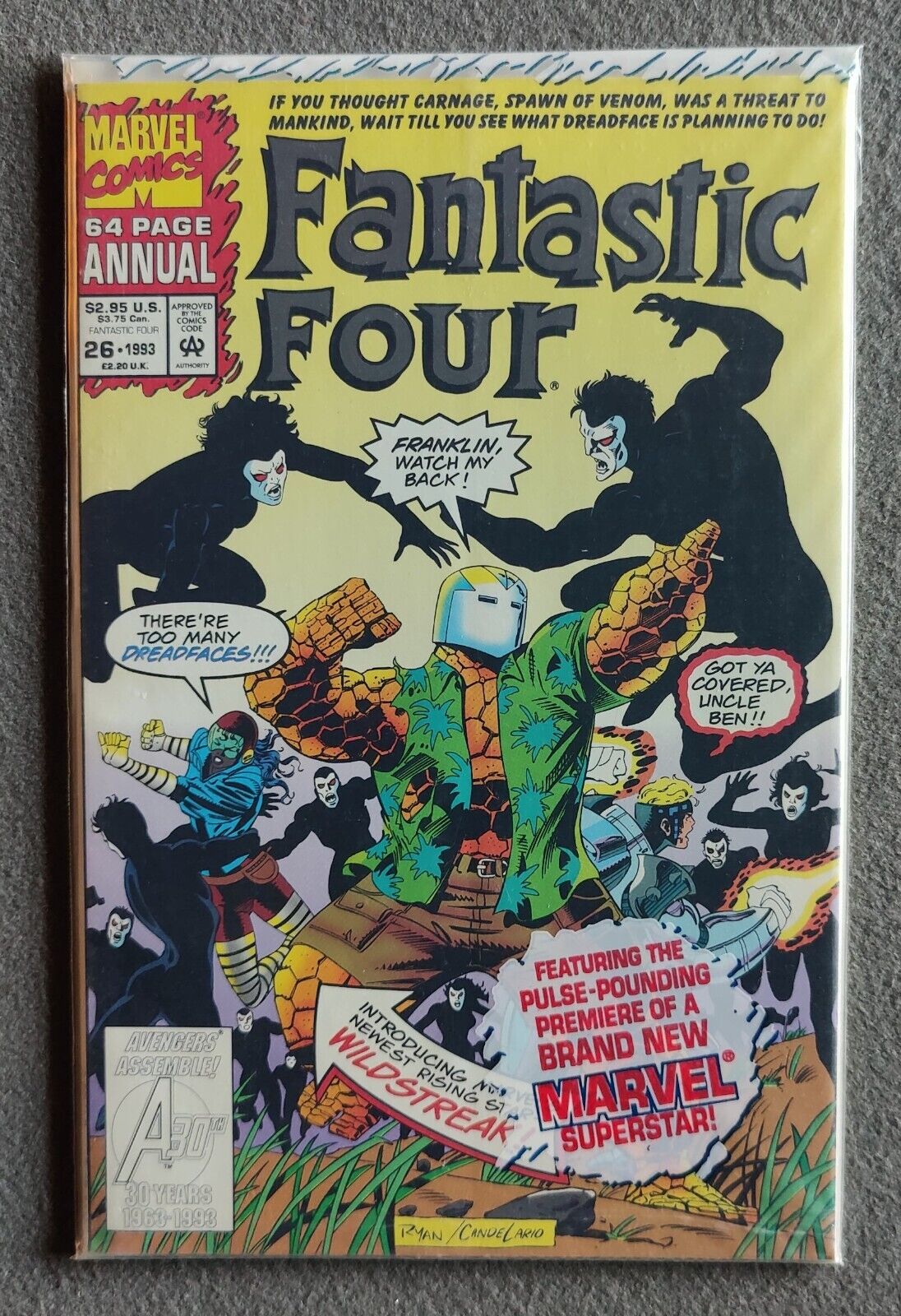 Fantastic Four Annual #26 1st Wildstreak Ms Marvel 1993