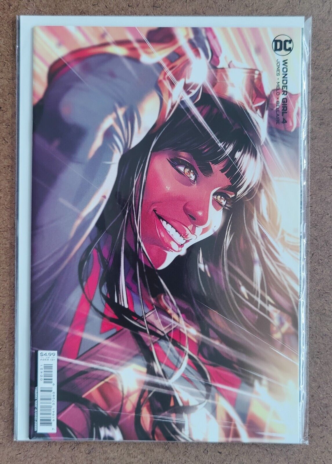 Wonder Girl #4B DC Comics 2021 Jamal Campbell Card Stock Variant