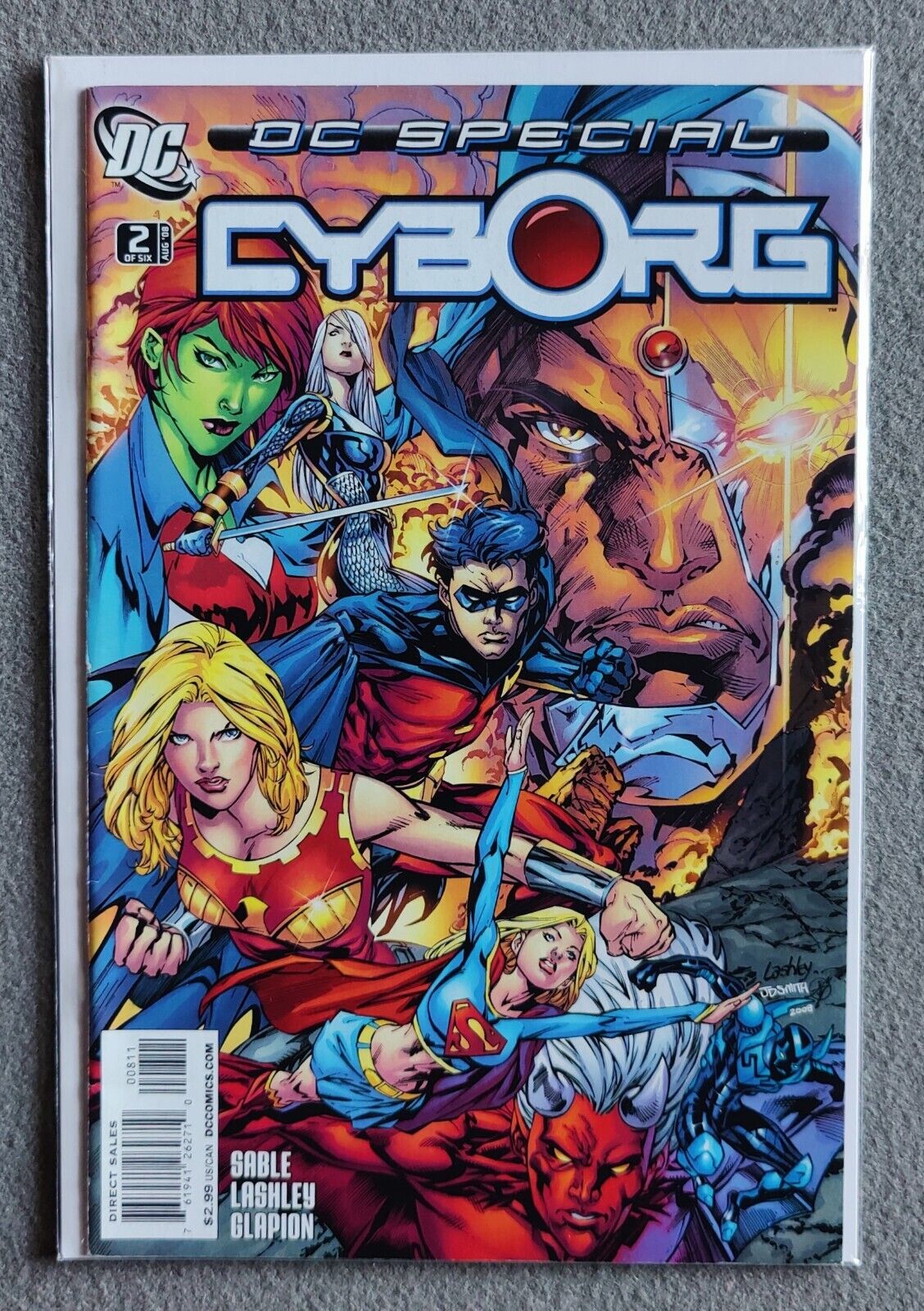 DC Comic Special Cyborg #2 July 2008