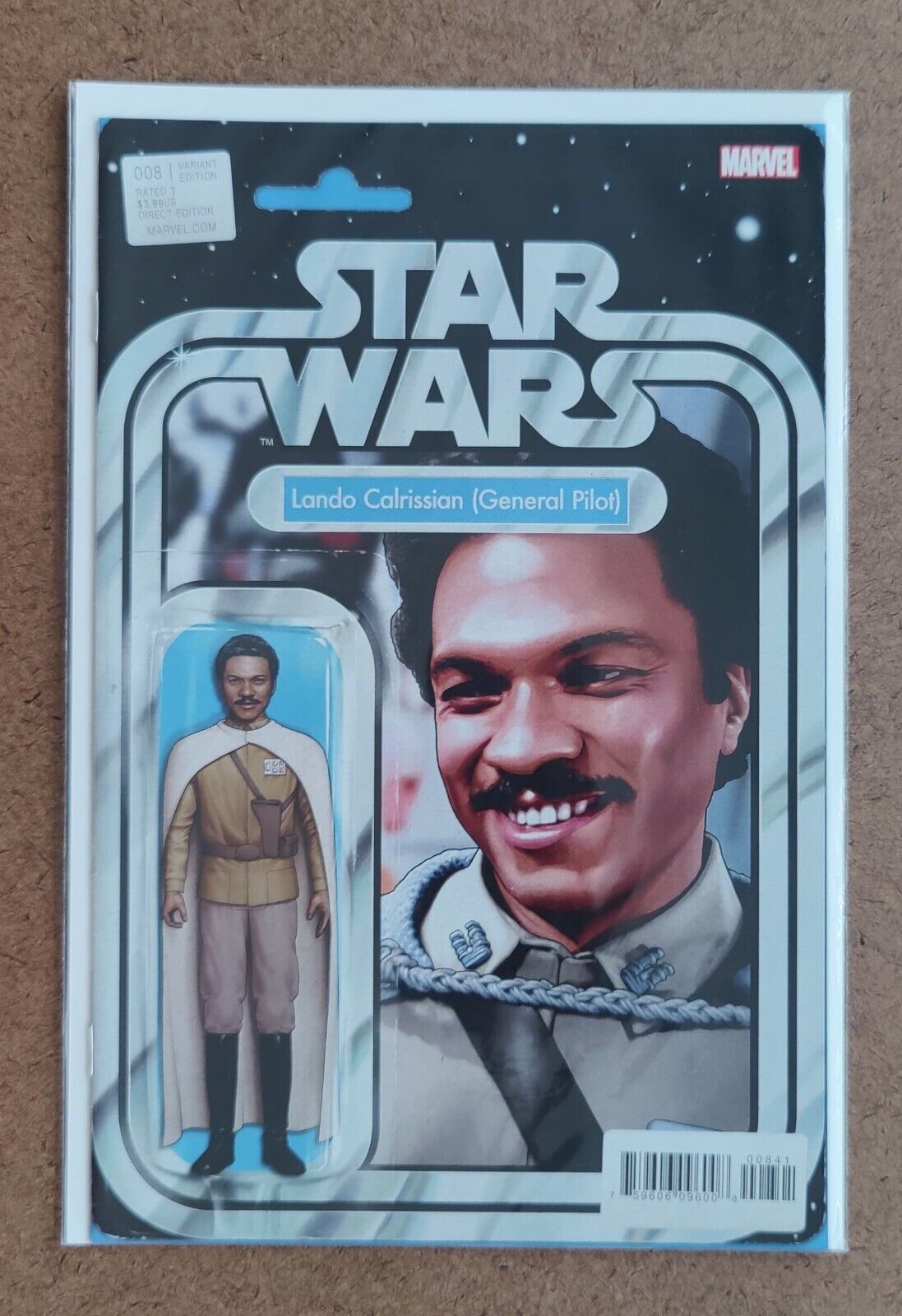 Star Wars #8 Lando Calrissian Action Figure Variant Cover Marvel Comics 2020