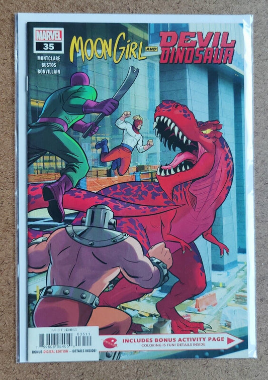 Moon Girl And Devil Dinosaur #35 Marvel 2018 Natacha Bustos Cover