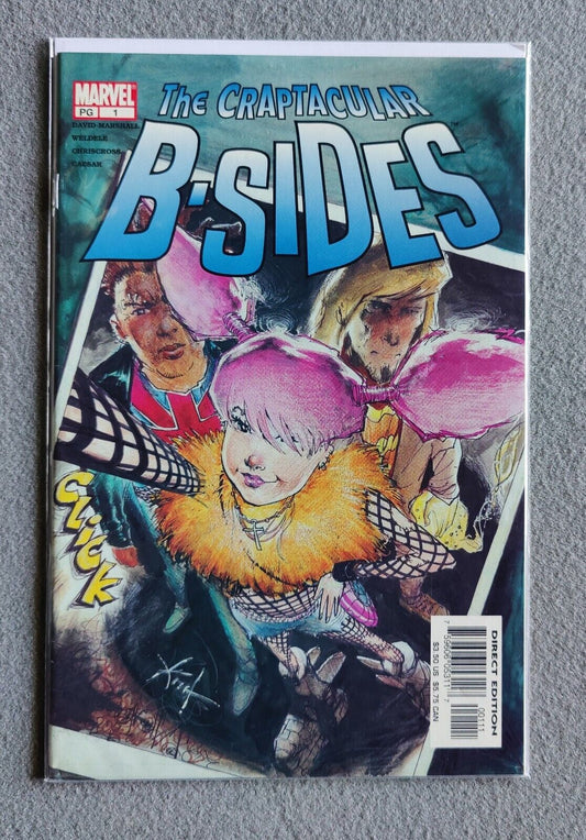 The Craptacular B-Sides #1 (2002 Marvel) Sam Keith cover art