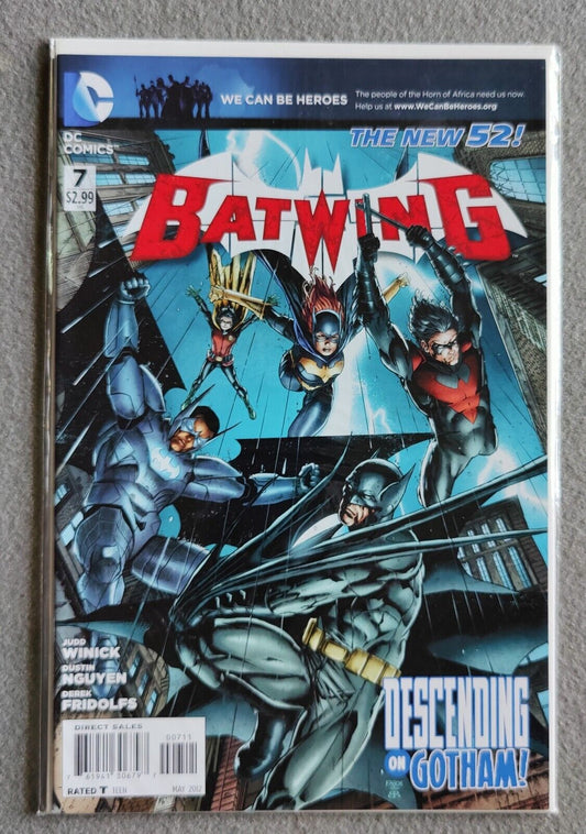 Batwing #7 DC Comics 2012 1st App Razorwire1st App Staff