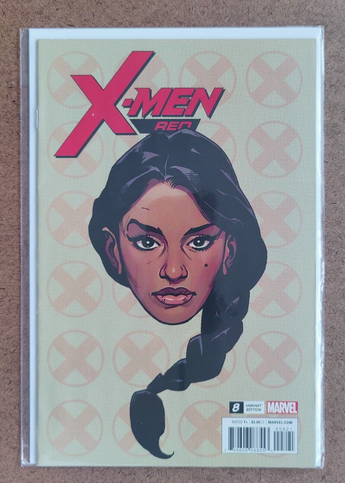 X-Men: Red  #8B  2018 Incentive Travis Charest Headshot Variant Cover