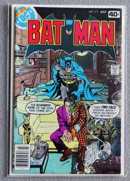 Batman #313, DC Comics, 1st App of Tim Fox, next Batman Newsstand