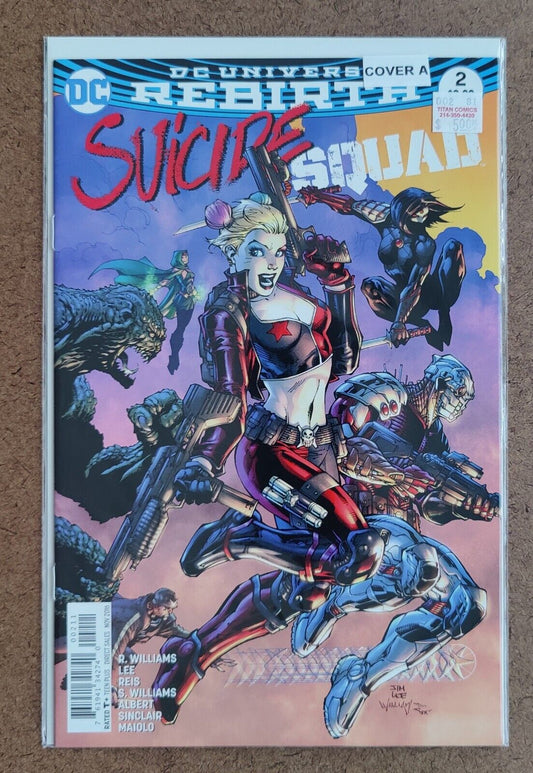 Suicide Squad, Vol. 4 #2A 2016 Jim Lee Cover 1st app. of Emilia Harcourt