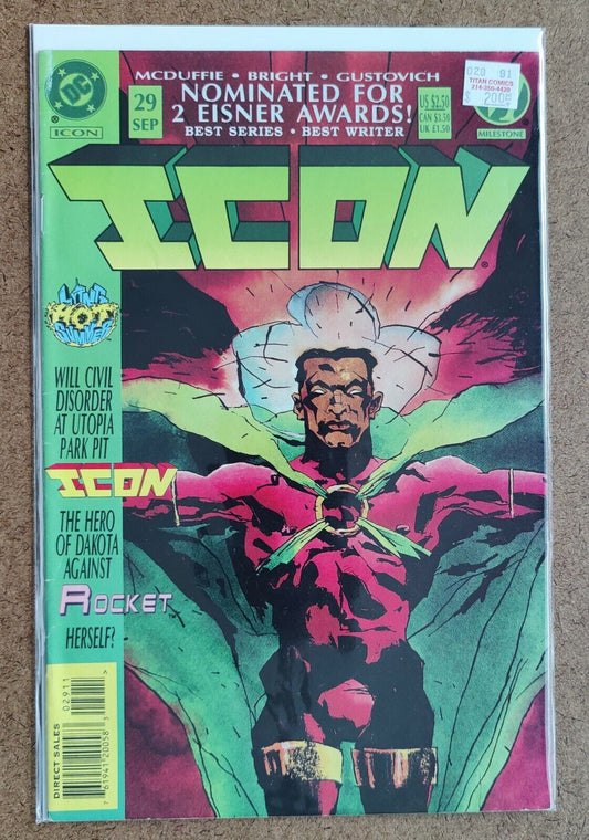 Icon #29 DC Milestone Comics September 1995 Future Shock