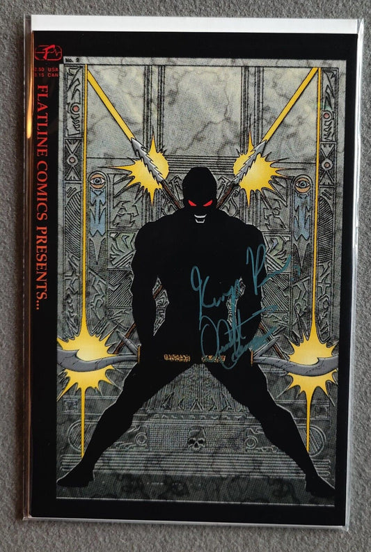 Flatline Comics Presents... #2 1993 Flatline Comic Book Company Signed