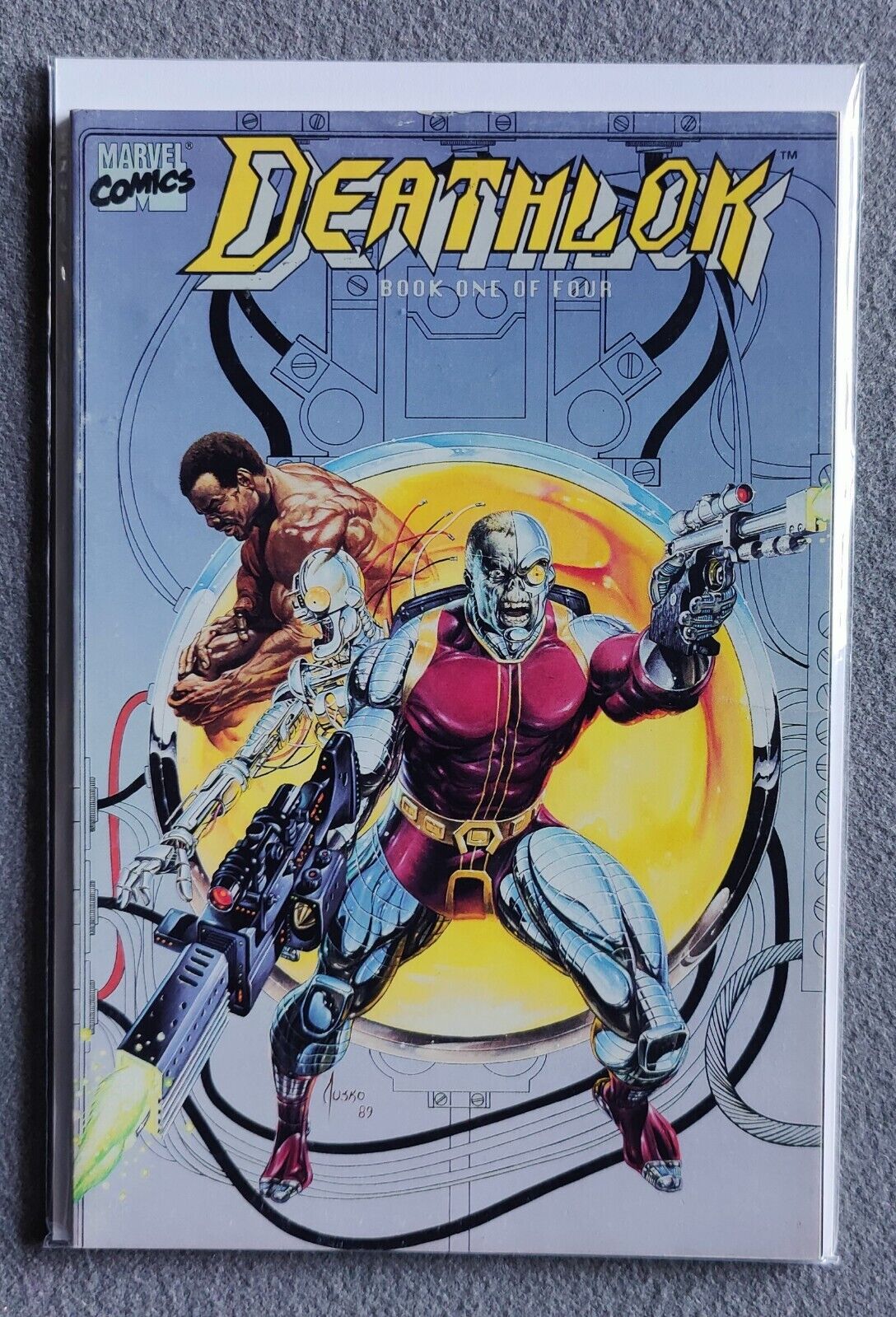 Deathlok #1 1990 marvel Comic Book