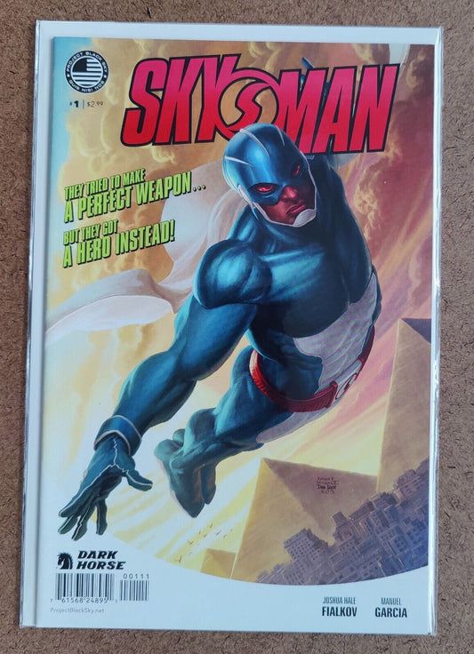 Skyman #1A Dark Horse 2014 1st App Skyman Eric Reid