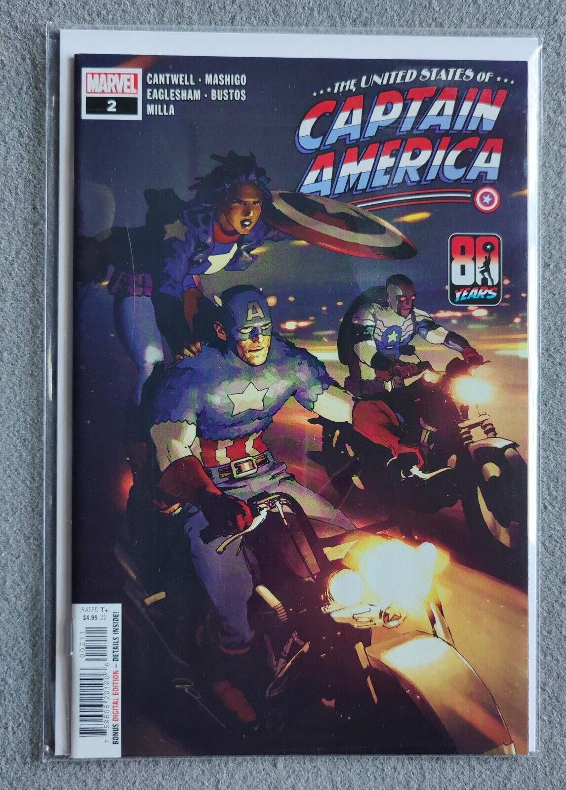 The UNITED STATES OF CAPTAIN AMERICA #2 Marvel Comics 2021