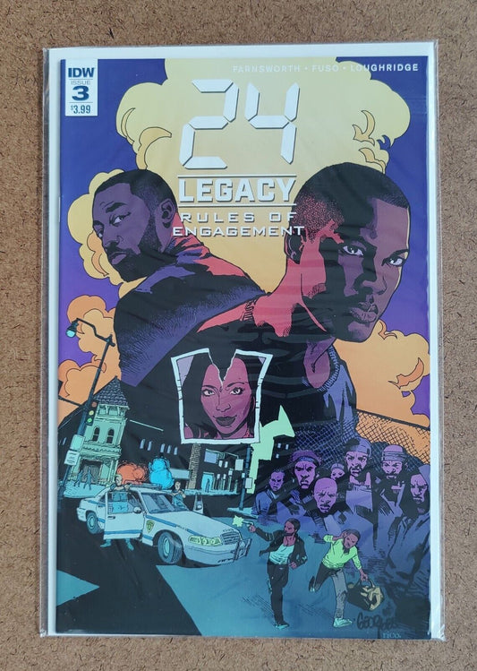 24 Legacy: Rules Of Engagement  #3A IDW 2017 Regular Cover Georges Jeanty