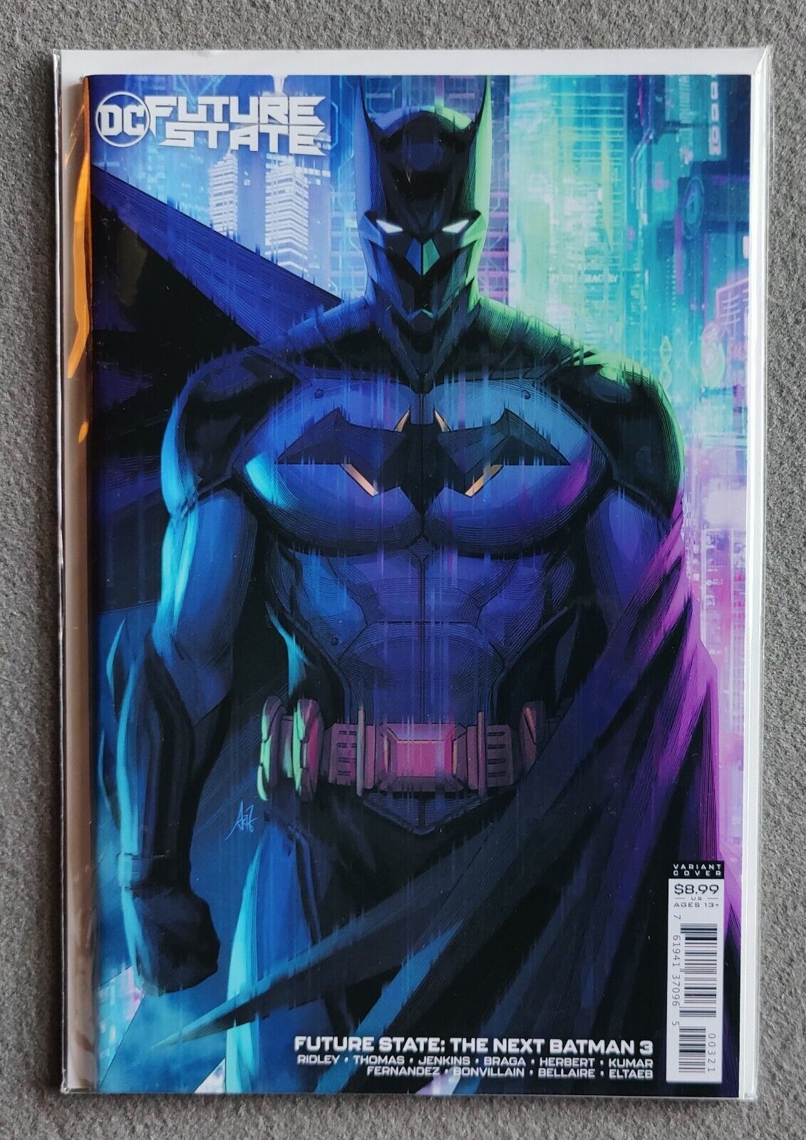 Future State The Next Batman #3B Variant Stanley Artgerm Lau DC Comics 2020