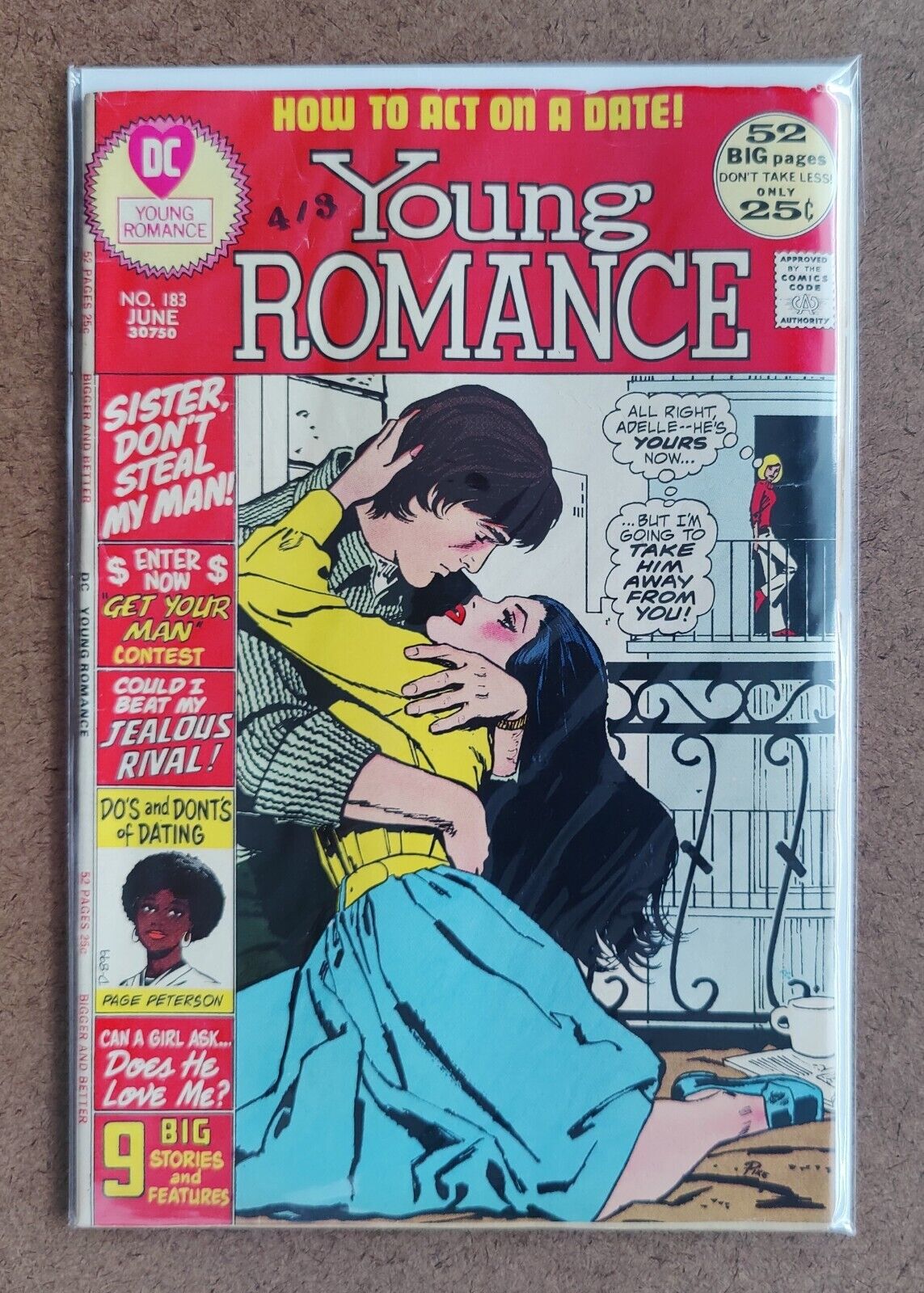 Young Romance  #183 DC Comics June 1972