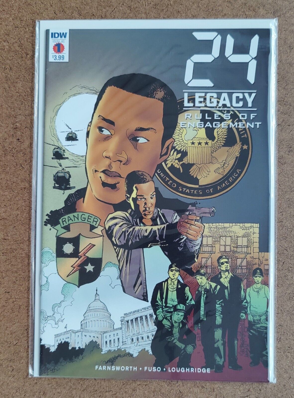 24 Legacy: Rules Of Engagement  #1A IDW 2017 Regular Cover Georges Jeanty