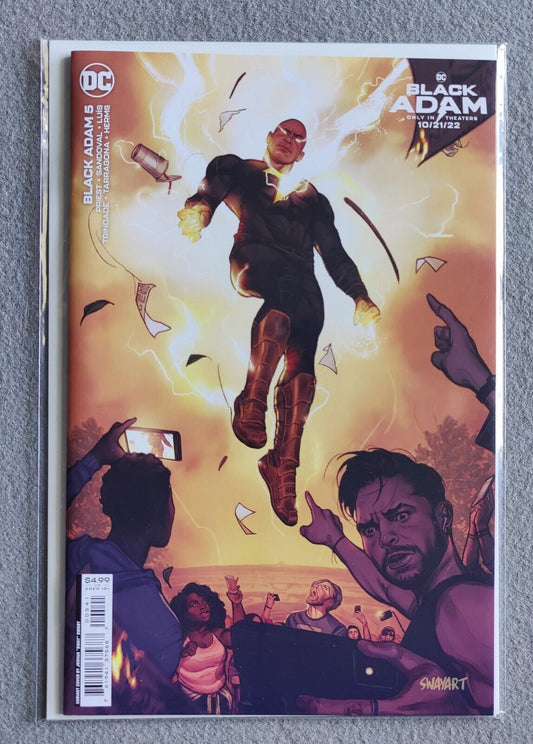 BLACK ADAM #5 Vol 2 DC COMICS 2023Joshua Sway Swaby Black Adam Movie Variant