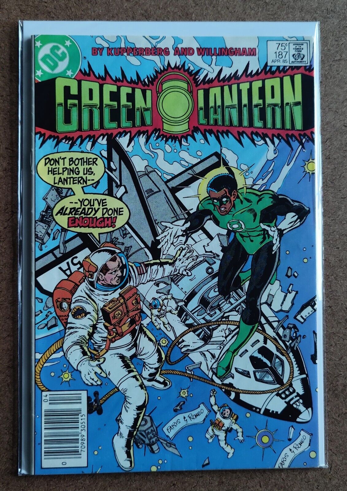 Green Lantern (Vol 2) # 187 Near Mint DC Comics BRONZE AGE News Stand