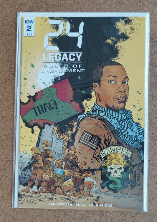 24 Legacy: Rules Of Engagement  #2A IDW 2017 Regular Cover Georges Jeanty