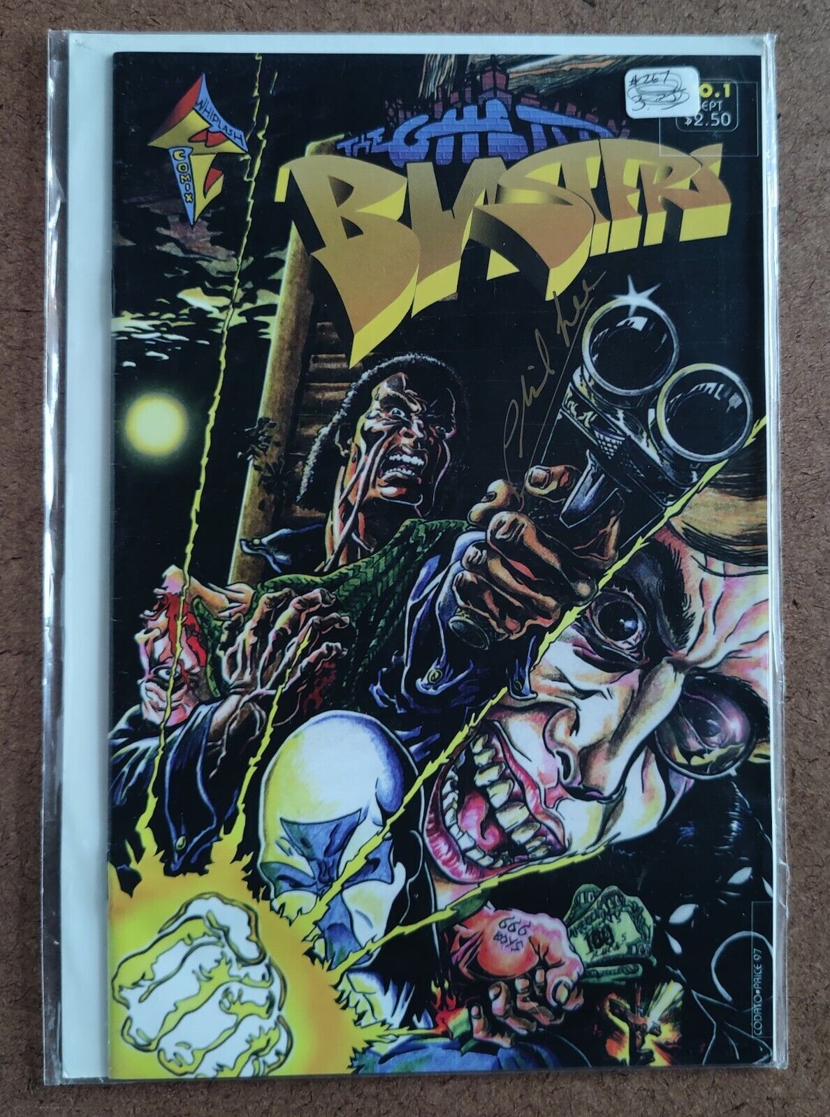 The Ghetto Blasters #1 1997 Signed Comic Whiplash Comix