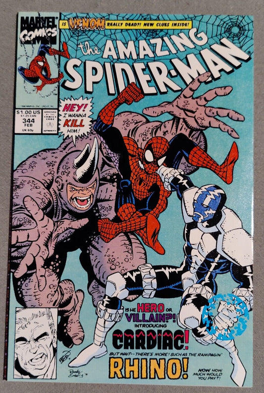 Marvel Comics The Amazing Spider Man 1991 #344 1st Appearance Cletus Kasady