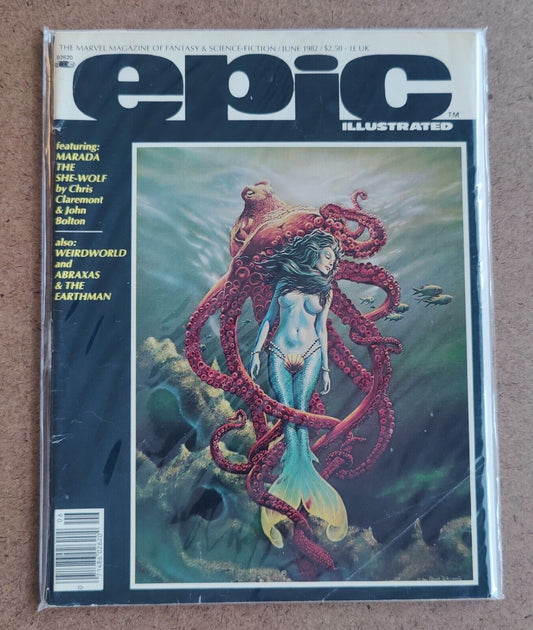 Epic Illustrated #12 Epic Comics 1982 1st App Ashake