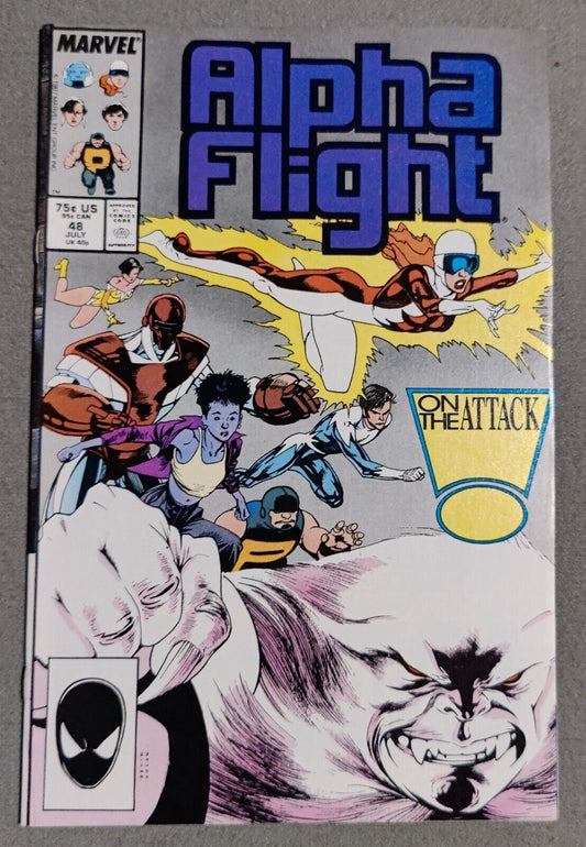 Alpha Flight #48 1987 Kevin Nowlan Cover 1st Appearance Pathway Alias