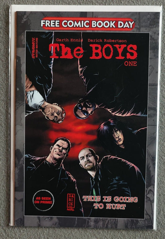 The Boys #1 Free Comic Book Day 2020 Dynamite Promo Garth Ennis Darick Robertson