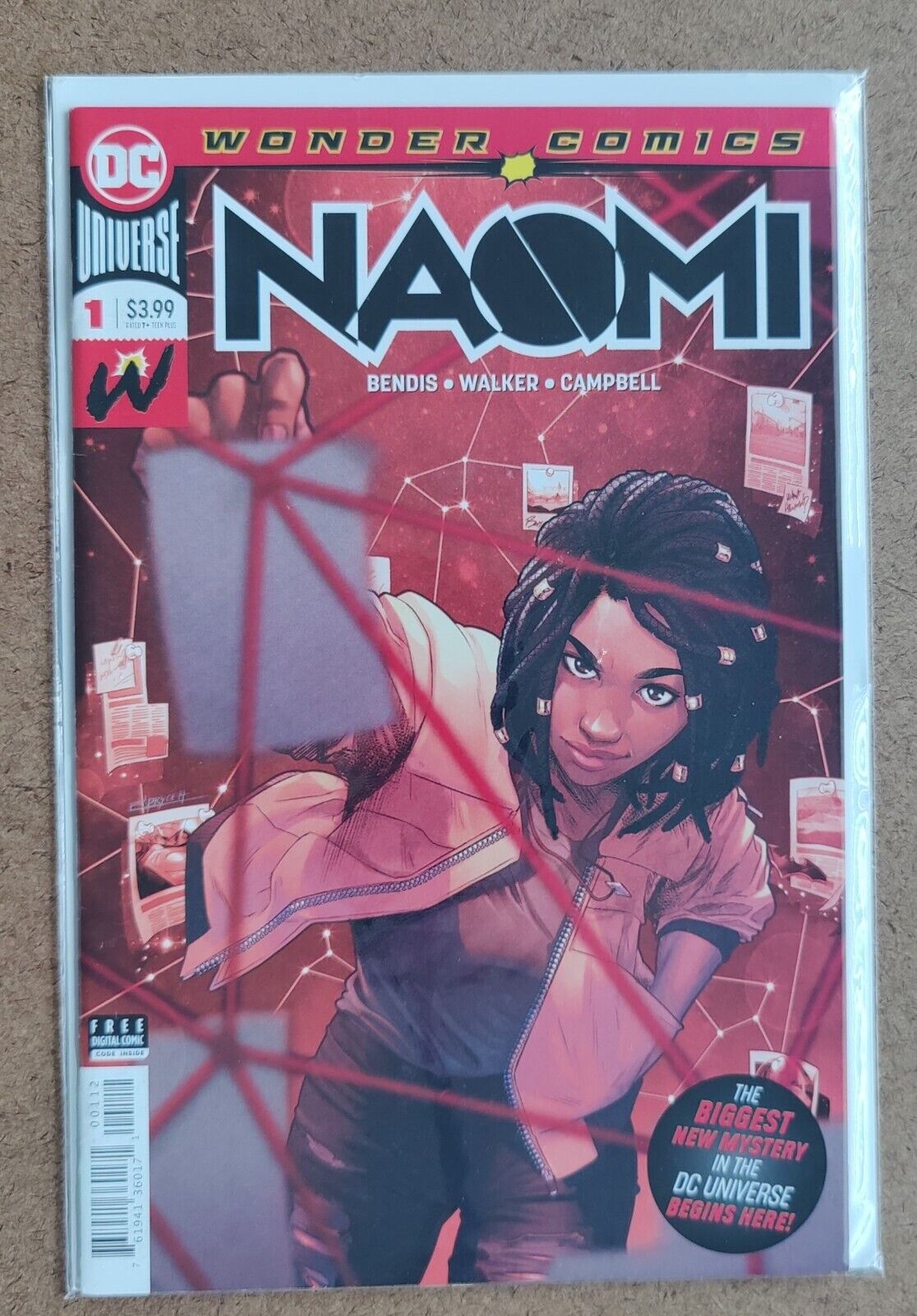 Naomi #1C Wonder Comics 2nd Printing 2019 1st app. of Naomi