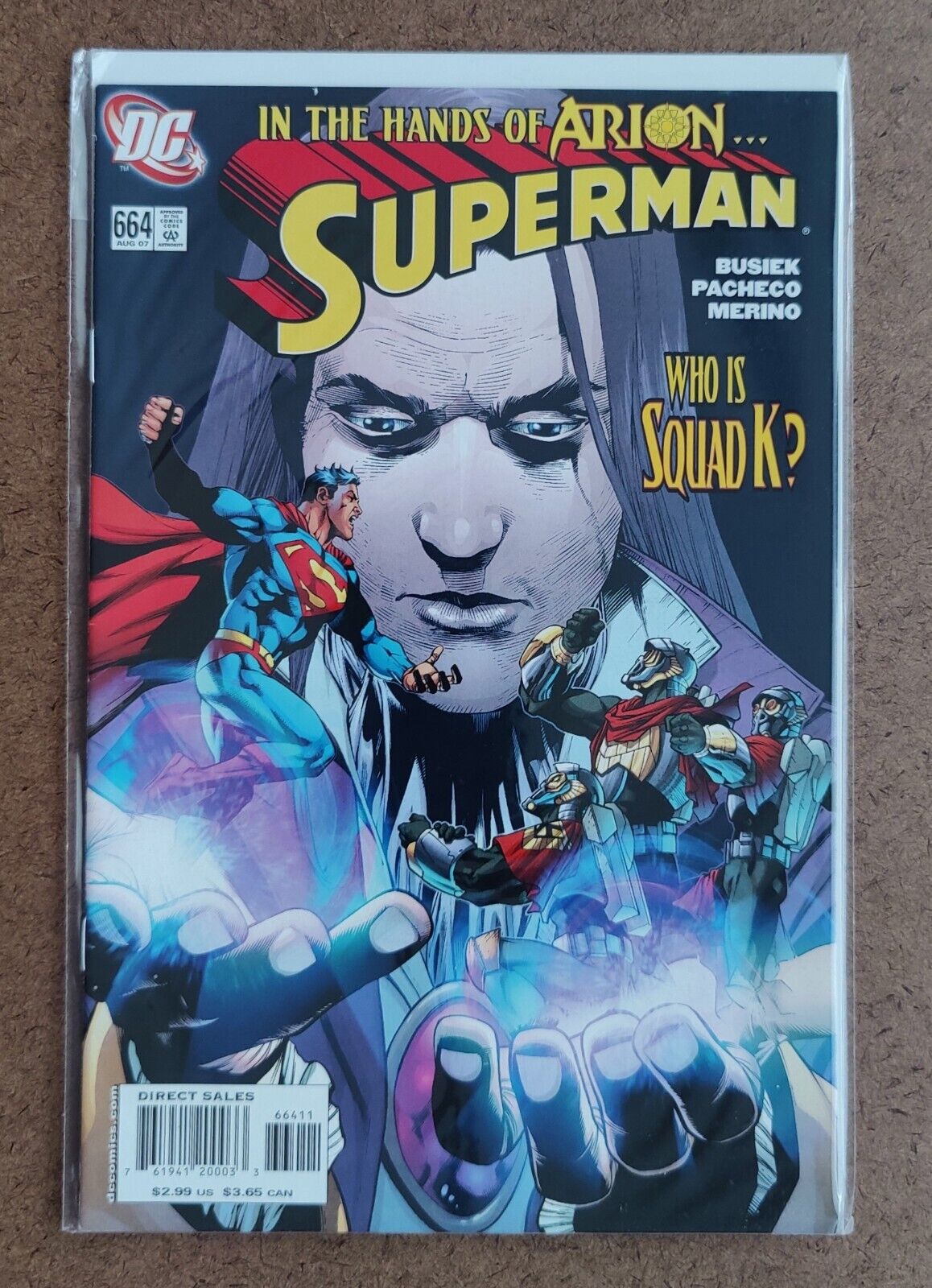 Superman #664 DC Comics 2007 1st App Squad K