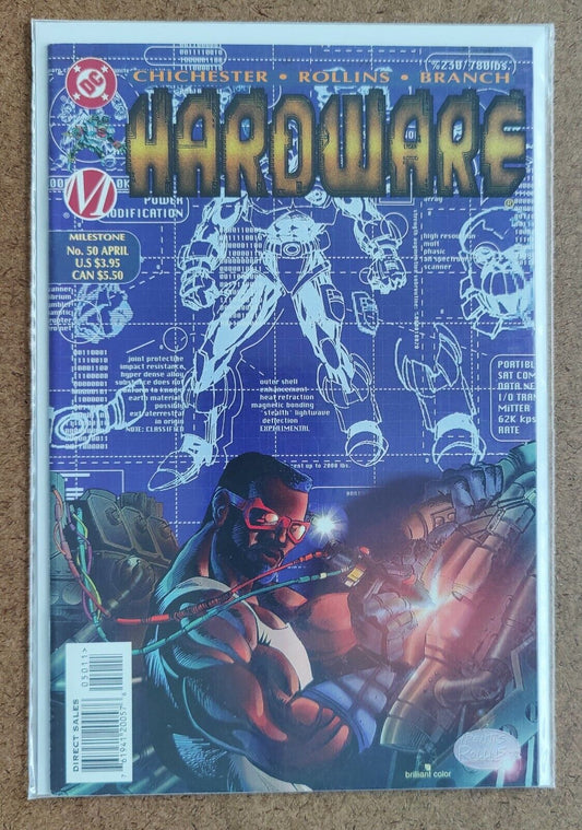 Hardware #50 DC Comics/Milestone April 1997 Classic Moebius Final issue, scarce